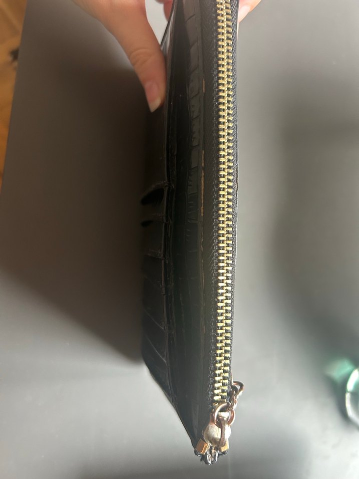 Nine West Siyah Deri Fermuarlı Kadın Cüzdan - Görsel 3