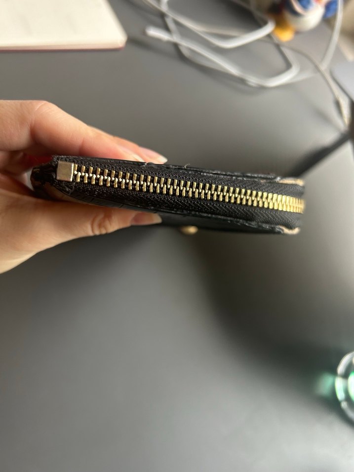 Nine West Siyah Deri Fermuarlı Kadın Cüzdan - Görsel 5