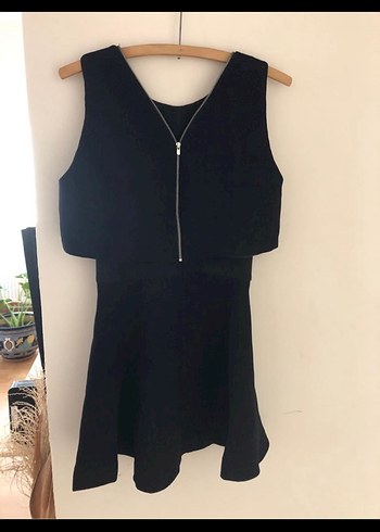 Maje Siyah Kolsuz Mini Elbise - Görsel 2