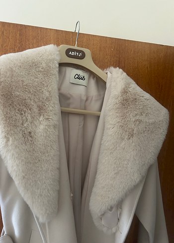 Beymen Club Kürklü Bej Kadın Uzun Kaban - Görsel 2