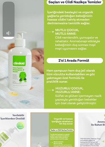 Clinikid bebek şampuanı - Görsel 3