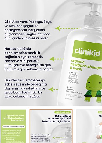 Clinikid bebek şampuanı - Görsel 4