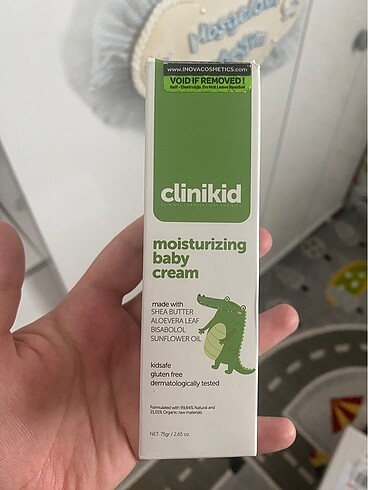 Clinikid krem hiç açılmadı