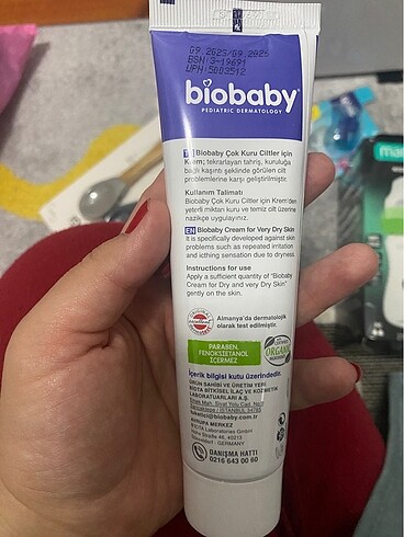  Beden Biobaby krem sıfırdır