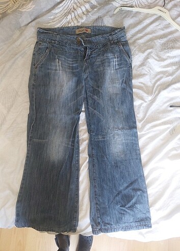 Y2K Düşük Bel Pantalon