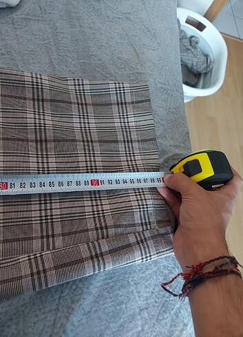 s/m Beden Baggy Kumaş Pantalon