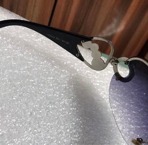 Beden çeşitli Renk Replik Dior hafif mavi mor cam
