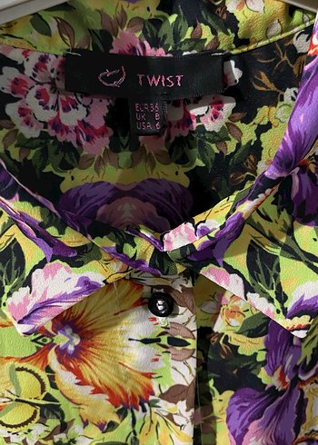 Çiçek Desenli Bohem Kadın Gömlek - Görsel 2