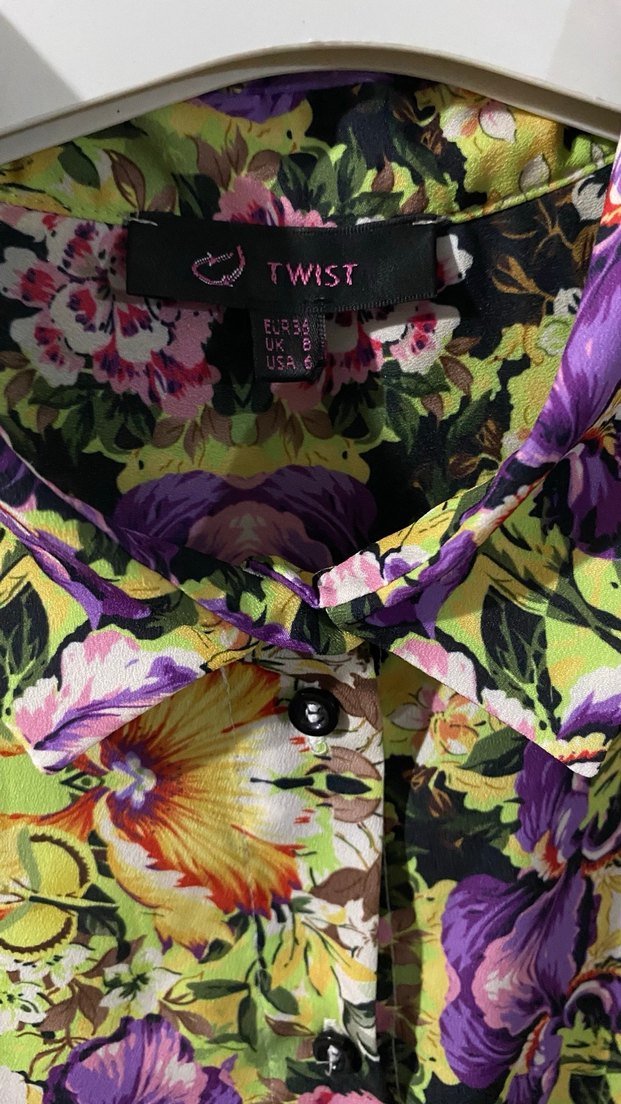 Çiçek Desenli Bohem Kadın Gömlek - Görsel 2