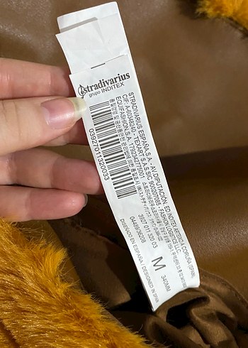 Sarı Kürklü Kadın Omuz Çantası - Görsel 3