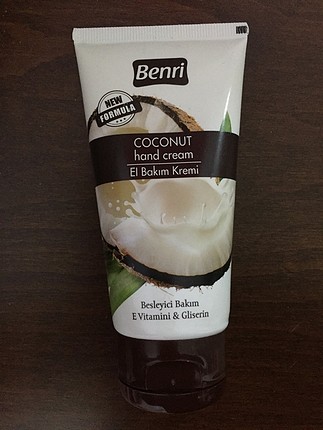 20tl lik alışveriş de hediye Benri coconut el kremi