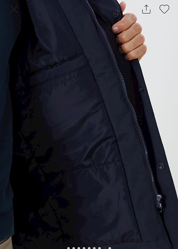 Erkek Lacivert Midi Boy Ceket - Görsel 6