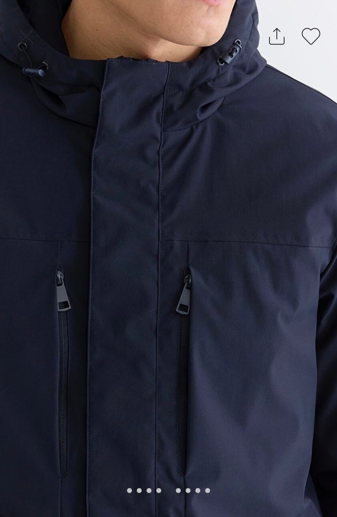 Erkek Lacivert Midi Boy Ceket - Görsel 4