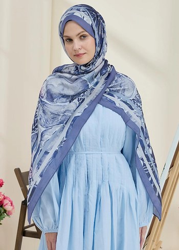 Gri Bohem Tarzı Kadın Şal - Görsel 5