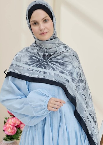 Gri Bohem Tarzı Kadın Şal - Görsel 7