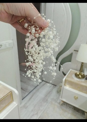 Beyaz Boncuklu Kadın El Zinciri - Görsel 3