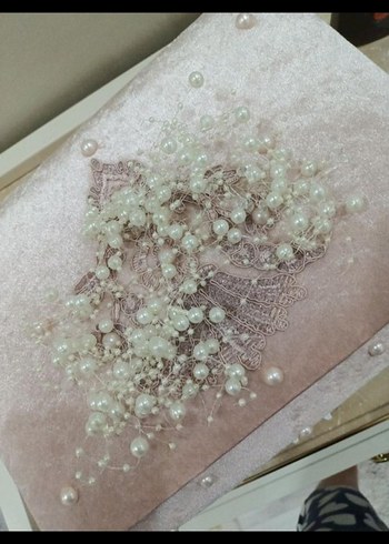 Beyaz Boncuklu Kadın El Zinciri - Görsel 4