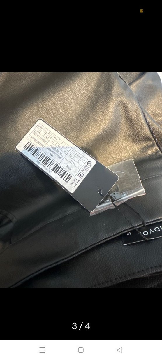 Trendyolmilla Siyah Deri Kemerli Pantolon - Görsel 3