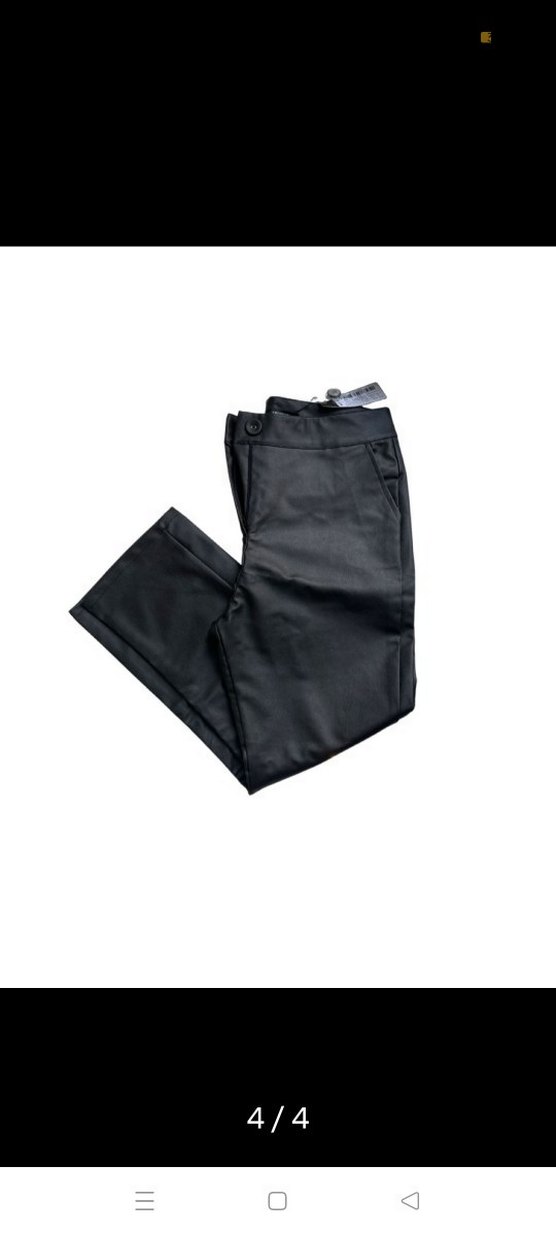 Trendyolmilla Siyah Deri Kemerli Pantolon - Görsel 4