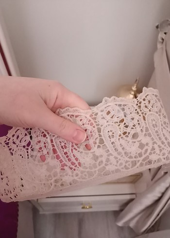 El Örgüsü Bohem Kare Dantel saklama kutusu - Görsel 3