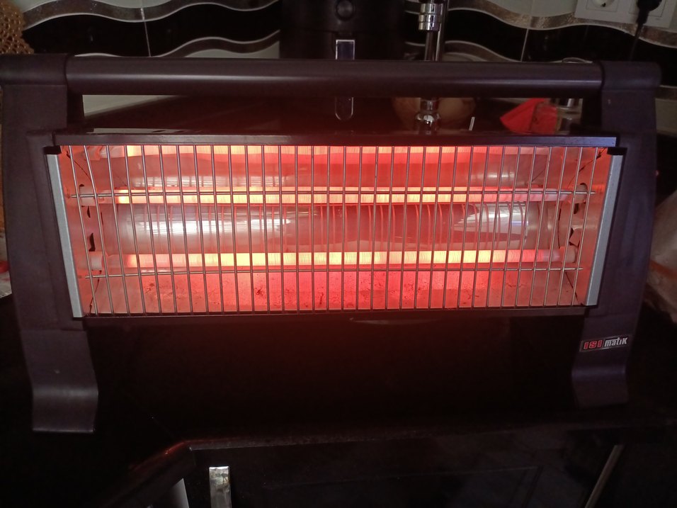 Siyah Elektrikli Isıtıcı - Görsel 5