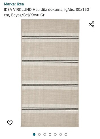 Ikea IKEA iç dış mekan kilimi