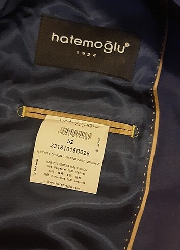 xl Beden Hatemoğlu erkek ceketi