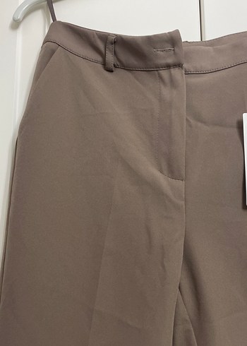 Bej Kadın Kumaş Pantolon Regular Fit - Görsel 2