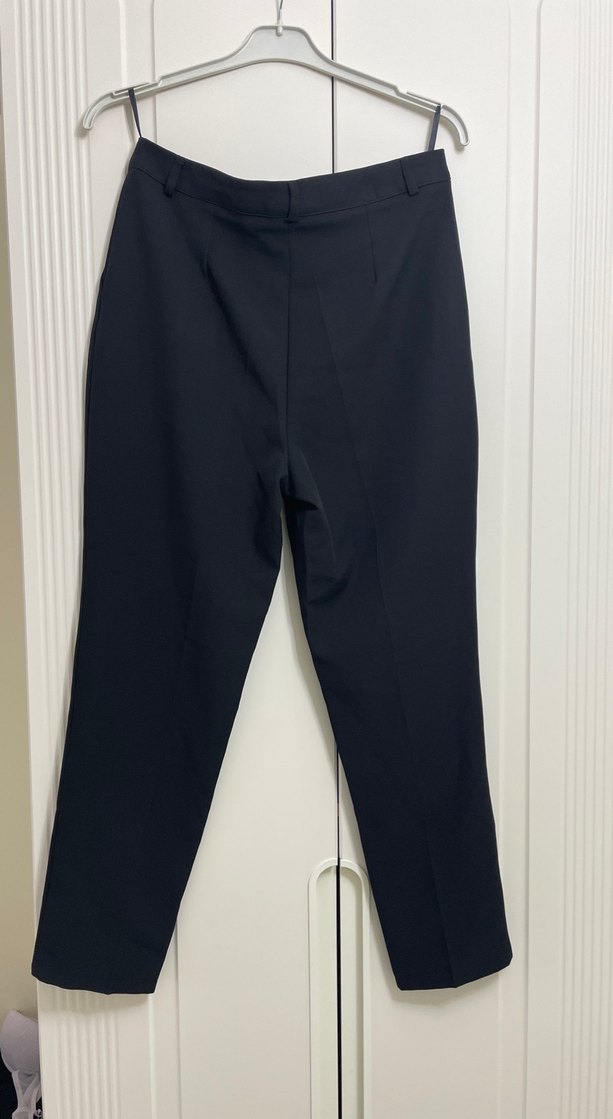 Siyah Kadın Kumaş Pantolon - Ofis Şıklığı - Görsel 3