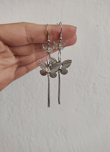  Beden Kelebekli küpe