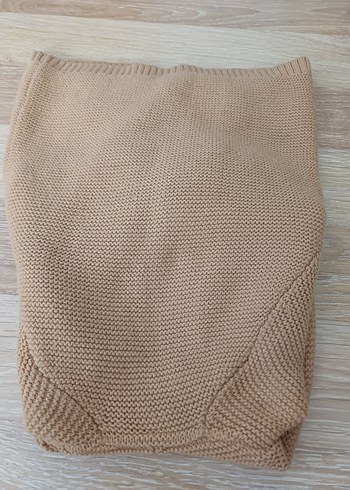 Bej Erkek Çocuk Kapüşonlu Triko Hırka - Görsel 4