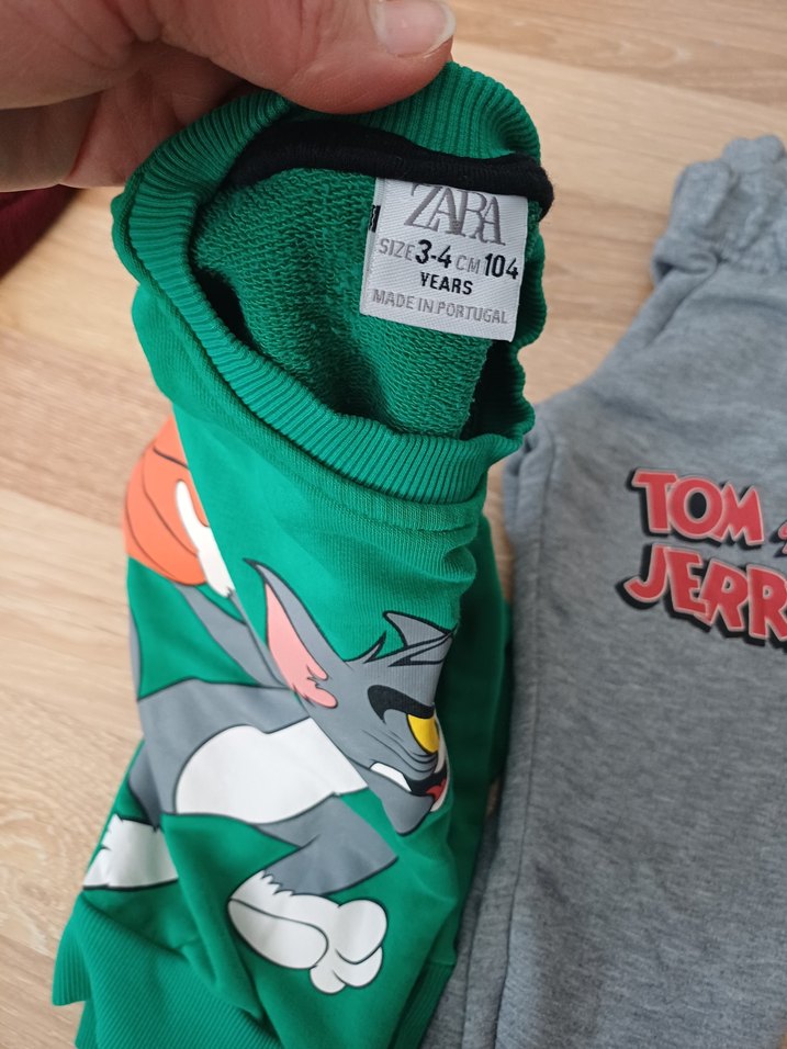 Tom ve Jerry Baskılı Erkek Çocuk Eşofman Takımı - Görsel 3