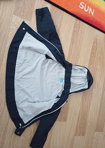 Erkek Çocuk Gri Fermuarlı Ceket - Görsel 2