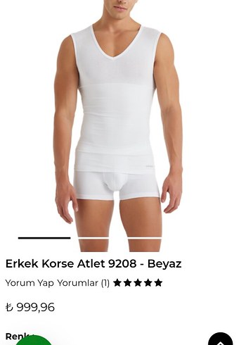 Erkek Fit Kesim Beyaz Atlet - Görsel 7