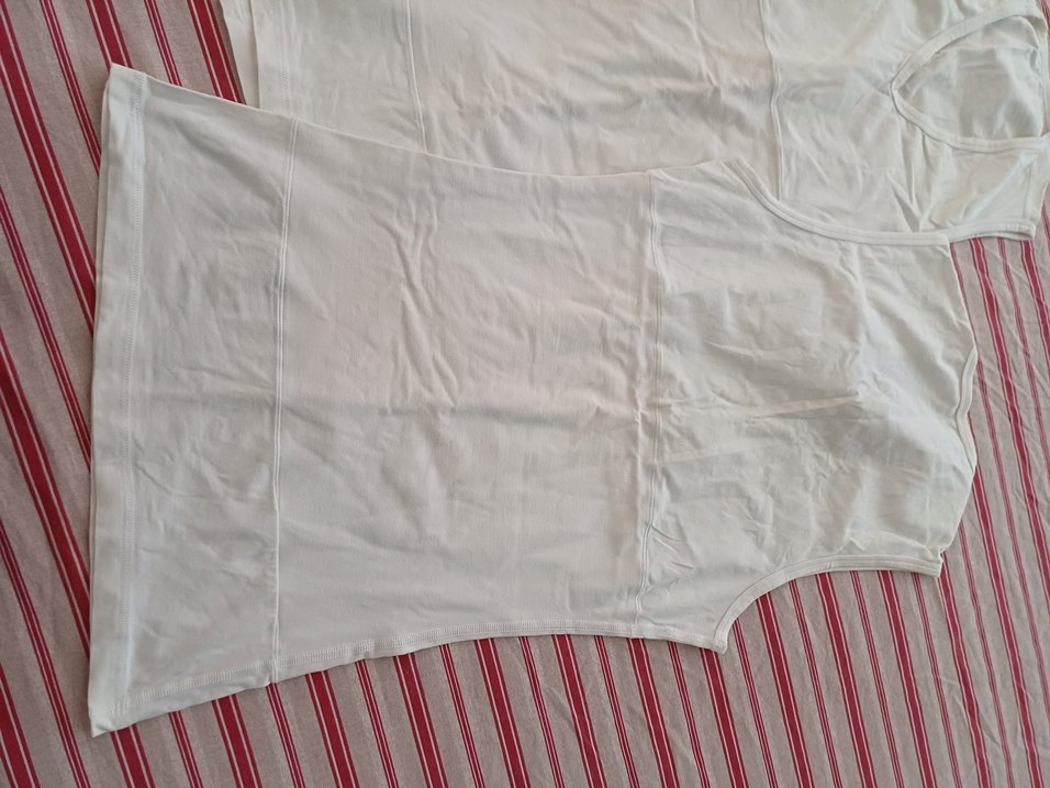 Erkek Fit Kesim Beyaz Atlet - Görsel 4