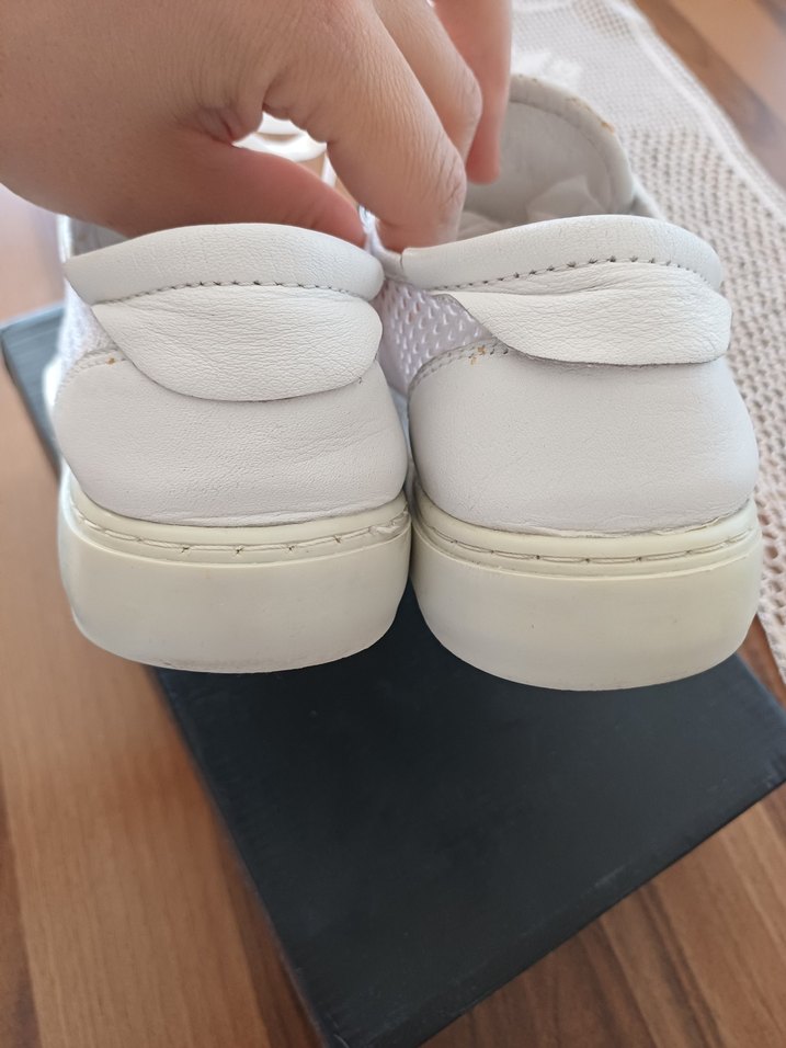 DERIMOD Beyaz Kadın Spor Ayakkabı - Görsel 5