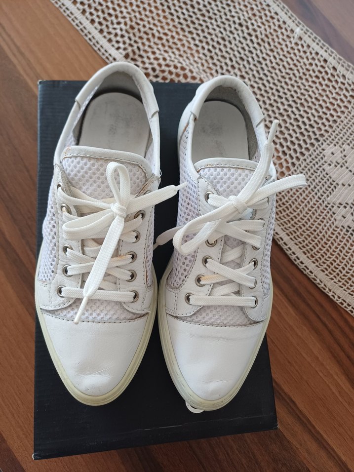 DERIMOD Beyaz Kadın Spor Ayakkabı - Görsel 2