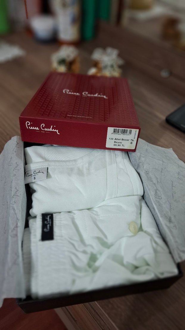 Pierre Cardin Beyaz Erkek iç çamaşır takımı - Görsel 2