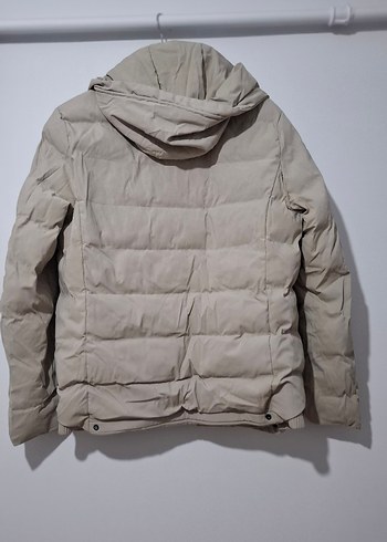 Taş Rengi Fermuarlı Kadın Ceket - Görsel 5