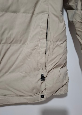 Taş Rengi Fermuarlı Kadın Ceket - Görsel 2