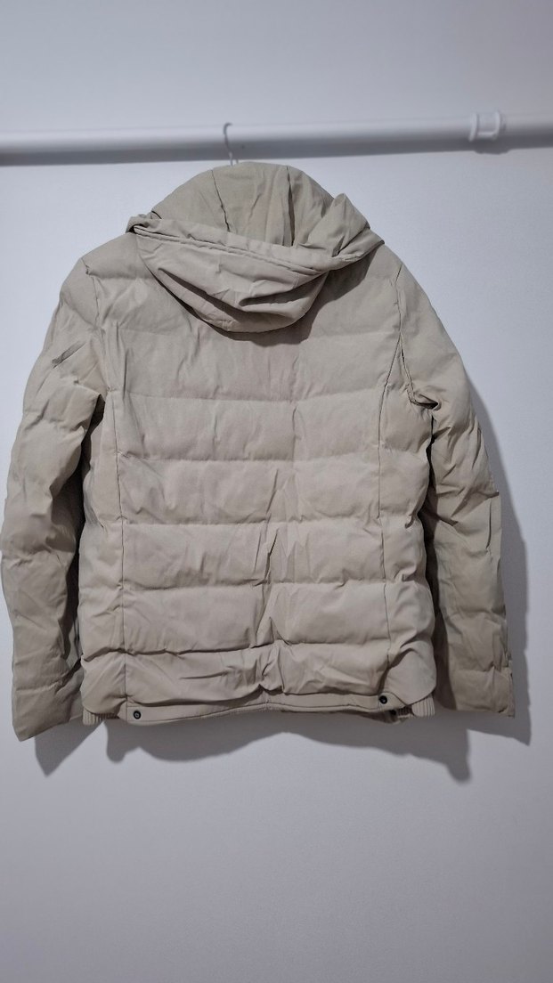 Taş Rengi Fermuarlı Kadın Ceket - Görsel 5