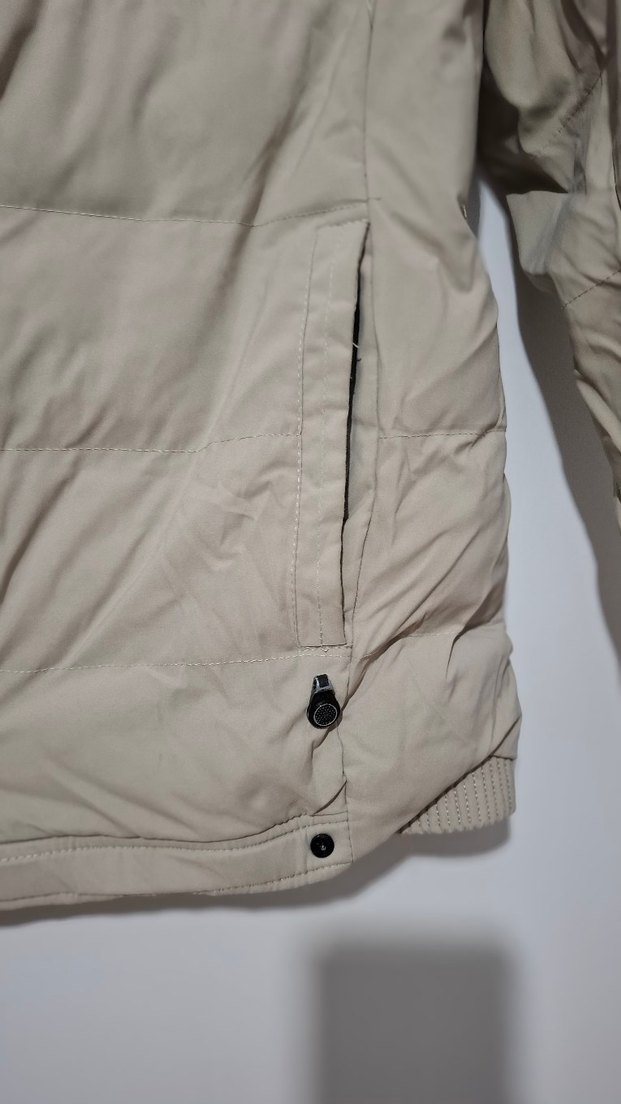 Taş Rengi Fermuarlı Kadın Ceket - Görsel 2