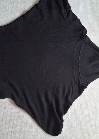 Siyah Balıkçı Yaka Kadın Kazak - Görsel 3