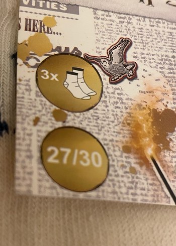 3 Çift Harry Potter Baskılı Erkek Çorap Seti - Görsel 6