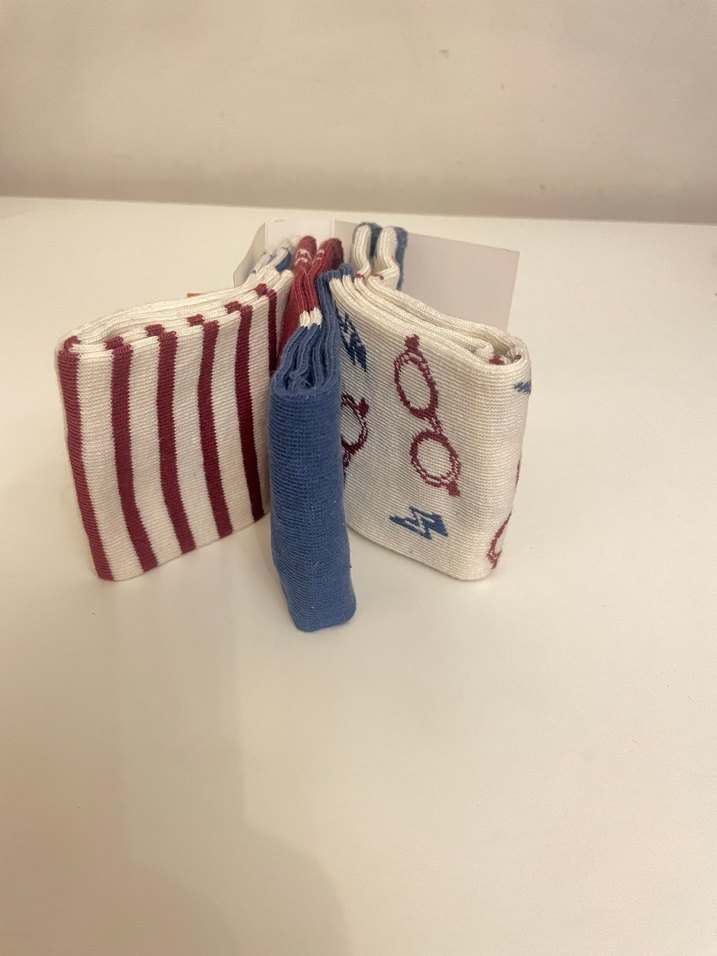 3 Çift Harry Potter Baskılı Erkek Çorap Seti - Görsel 2