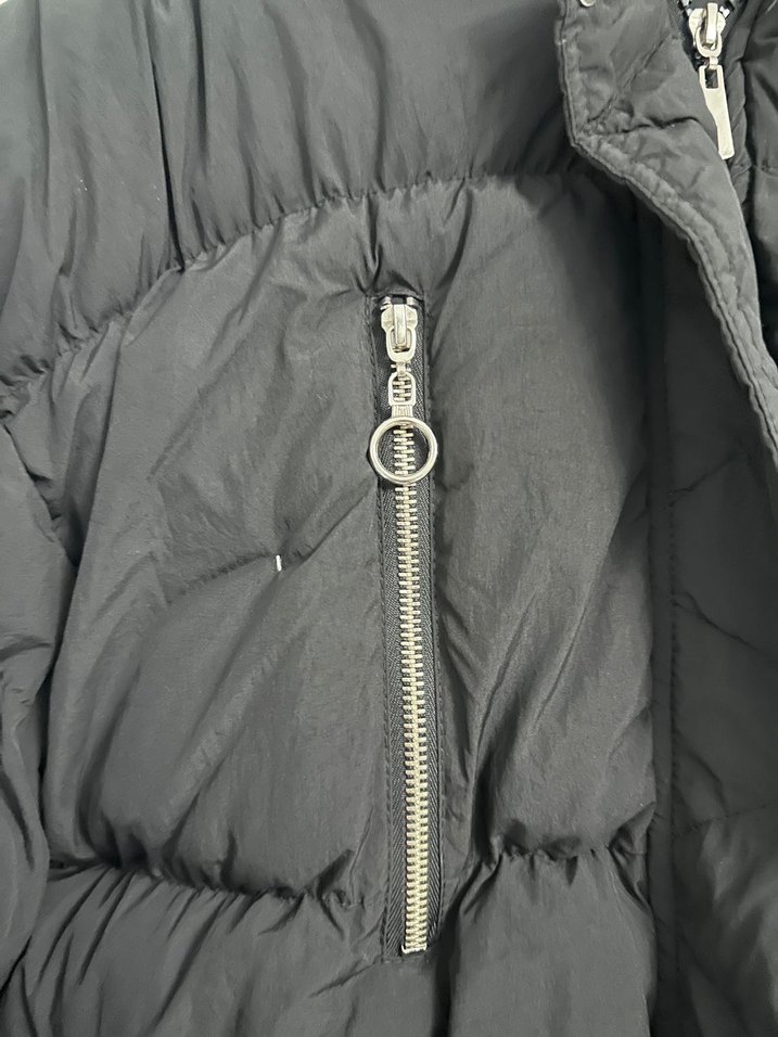 Siyah Kürklü Kadın Kışlık Mont - Görsel 2