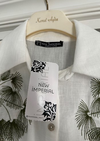 Nakışlı Bohem Kadın Gömlek - Görsel 3