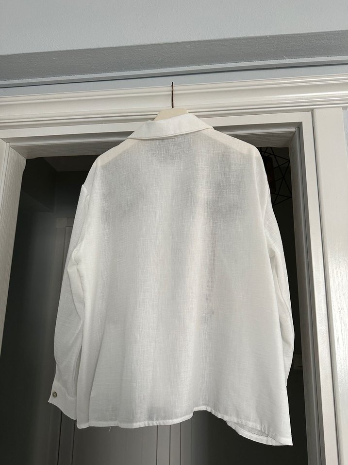 Nakışlı Bohem Kadın Gömlek - Görsel 4