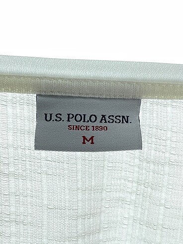 m Beden beyaz Renk U.S Polo Assn. Bluz %70 İndirimli.