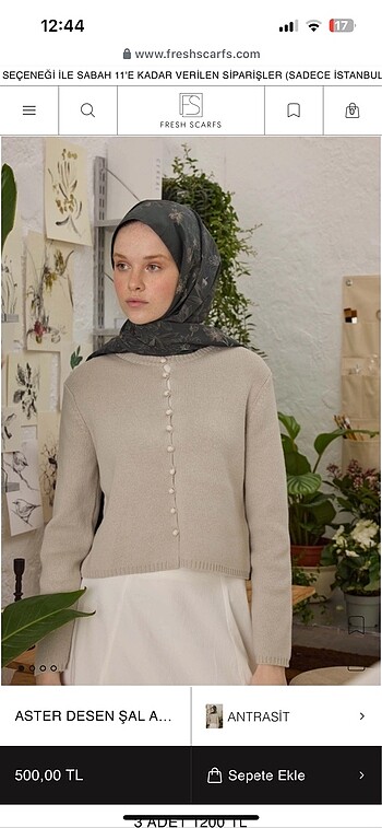 Armine Freshcarfs desenli sal